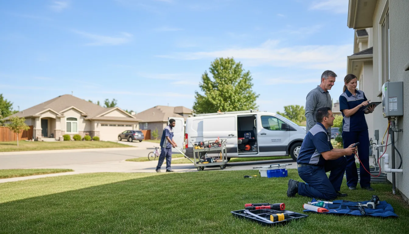 Tankless water heater service in Wharton, TX